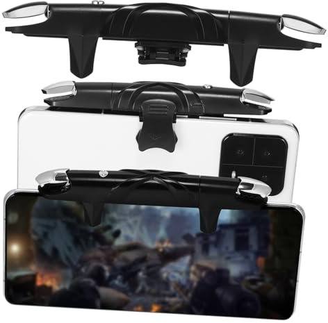 Veemoon Botón De Ráfaga Gatillo Para Móviles Accesorio Para Mando De Teléfono Compatible De Teléfono Mejora La Velocidad De Disparo Diseño Ergonómico Gatillos Ajustables Para Móviles