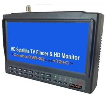 Probador de TV Buscador de medidor satélite digital combinado KPT-717S/T DVB-S2 DVB-T/T2 DVB-C H.265 vs. KPT716TS V8 Finder 2 ST-5150