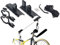 AGT Fahrradlift: Platzsparender Fahrrad-Aufhänger mit komfortablem Liftsystem, bis 20kg (Fahrradaufhänger, Fahrradaufhängung Garage, Wandhalterung Lift)