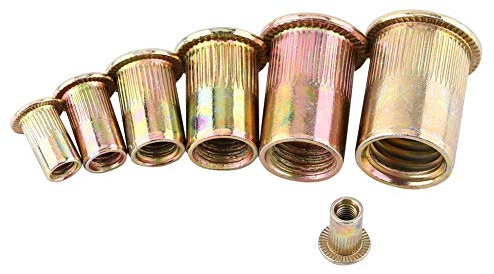 20 Stück M3 To M12 Carbon Steel Flat Thread Rivet Nut Flange Rivnut Nutsert Fastener For Metal Sheet Connection