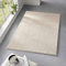 Taracarpet Teppich Kurzflor weicher Designer Uni Bodenbelag Madrid fürs Wohnzimmer, Kinderzimmer, Schlafzimmer und die Küche geeignet Creme Weiss 240x340 cm