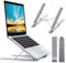Babacom Supporto PC Portatile, 5-Levels Altezza Regolabile Supporto Laptop, Alluminio Ventilato, Leggero Basi di Raffreddamento per PC Portatili Compatibile con MacBook PRO Air, 10-15,6” Laptop