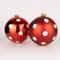 50mm/12Pcs Christmas Baubles Shatterproof Red White Polka Dots, Christmas Tree Decorations Ball Ornaments Balls Xmas Hanging Decorations Holiday Decor - Shiny,Matte,Glitter