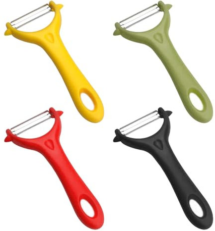 Pelapatate 4 Pezzi, Pelapatate In Acciaio Inossidabile, Gadget Da Cucina, Pelapatate Per Frutta E Verdura, Pelapatate Con Manico Antiscivolo