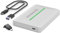 Slim Portable External Hard Drive HDD – USB 3.0/Type-C High-Speed Storage – Compatible with Windows, Mac, Laptop, PC, Desktop, PS4, Xbox – Backup for Data, Movies, Games & Photos (White, 750, GB)