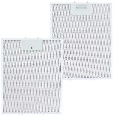 Anakel Home Pack 2 Filtros de Campana Extractora 353110 compatibles con Campanas Balay Bosch 31x25cm | Color plateado, Importante Medir Distancias