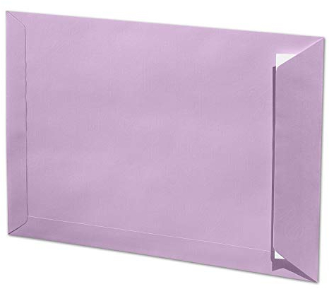 ARTOZ 25x DIN C4 Umschläge mit Haftklebung - ungefüttert 324 x 229 mm Flieder (Lila) Briefumschläge ohne Fenster - Serie 1001