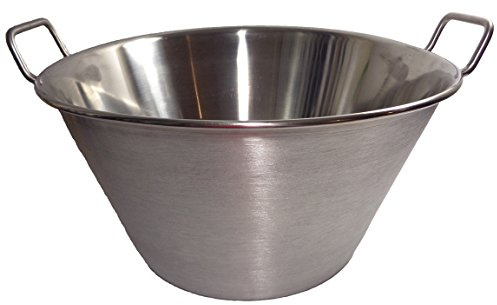 Cazo Stainless Steel Large 16 Heavy Duty Caso Para Carnitas Acero Inoxidable