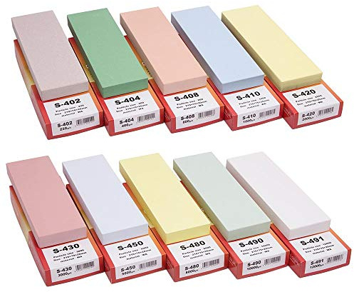 Naniwa Super Stone, #5000, Blau, Schleifstein, Polierstein, Wasserstein, 210x70x20mm