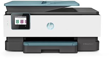 HP OfficeJet Pro 8035 All-in-One Wireless Printer - Includes 8 Months of Ink, Instant Ink, Works with Alexa - Oasis (3UC66A)