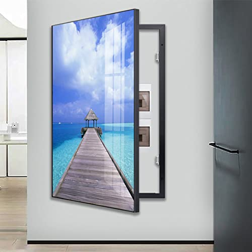 Sicherungskastenabdeckung Schrank dekorativ, Elektrische Box Meter Abdeckung Verteilerkasten Flip Meter Elektrische Panel Malerei Meter Verstecken Gemälde Dekoration,F,50 * 70cm ( Color : F , Size : 5