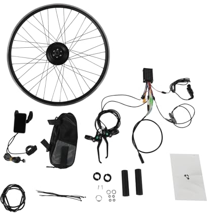 HOARLICN E-Bike Umbausatz, Motor 36V 250W mit Hinterrad Kit hinterer Motor elektrisches Fahrrad Umbausatz mit integriertem Controller Heck-Rad bürstloser Hub-Hub-Hub-Hub-Motor 700c für 28/29-Zoll