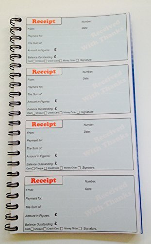 3 X 1x PUKKA PAD WIROBOUND DUPLICATE RECEIPT BOOK. NCR. 200 DUPLICATE SETS. REC11/2/200