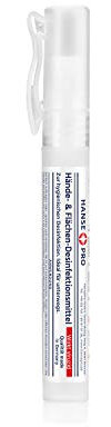 HANSE PRO Desinfektions-Spray, 1 x 10 ml I Hygiene-Spray I Hände- und Flächen-Desinfektions-Mittel klein I für Hände, Haut und Flächen I beseitigt Bakterien, Pilze und Viren