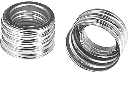 TWDRTDD Adattatore da E40 a E27, Convertitore Portalampada Cambio Base (Confezione da 2)