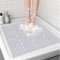 BWBIKE Tappetino da Doccia Quadrato Antiscivolo Grigio, 60 x 60 cm