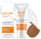 Creme Solaire Indice 100, Creme Solaire 100 Spf, Sunscreen SPF 100, Exture Légère Non Grasse, Résistant à L'eau, 50g