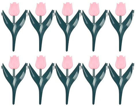 Blomsterstängsel, 10 stycken dekorativa staket för blomsterbäddar | Utomhusdekoration för grönsaksträdgård lekplats pool kyrkogård främre trädgård