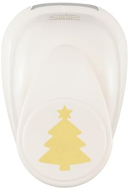 Vaessen Creative Craft Punch Christmas Tree with Star - 0.9 x 0.75 | Paper punch for crafting, Card making, Scrapbooking, Journaling