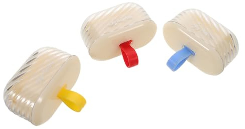 GARVALON Rodillo Quitapelusas Lavable y Reutilizable Mini Portátil, 3 Unidades (rojo, Azul, Amarillo), Eliminador de Pelusa para Ropa, Muebles y Pelo de Mascotas, Adecuado para Viajes y