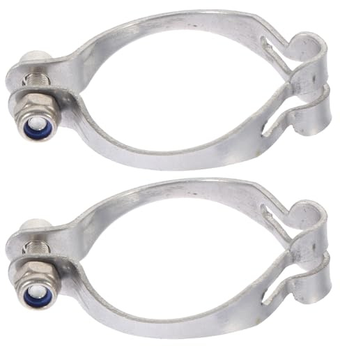 IMIKEYA Clips Câble Vélo en Acier Lot de 2 pour Collier Serrage Métallique Câbles Frein Vtt et Vélo de Route Facile à Utiliser Compact