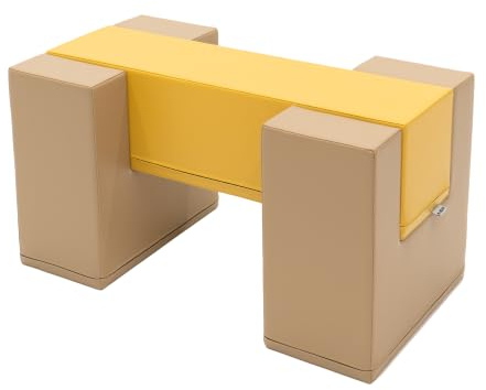 IGLU SOFT PLAY Set de escalada para niños de interior, puente de equilibrio (beige Honey)