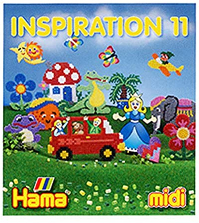 Hama - 399-11 - Loisirs Créatifs - Livre Inspiration n°11 - Perles à Repasser Midi - 64 Pages