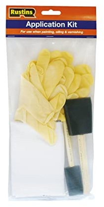 RUSTINS APPACK Application Kit (Gloves, Cloths & Foam Brushes), Mixed