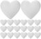 SEWACC 20 Stück Bastelschaum Herzen Styropor Modellierschaumkugel Herzförmige DIY Bastelschaum Ornamente Für Blumenarrangements Hochzeitsfeier Dekoration