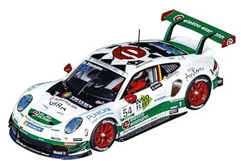 Carrera Evolution - 20027799 Porsche 911 CarTech Motorsport Bonk, M. Essmann, No.54 | Slotcar Ready to Race | Perfekt für Kinder & Erwachsene | Maßstabsgetreue 1:32 Nachbildung mit Lichtfunktion