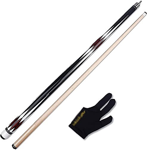 Snooker-Queues Snooker-Queue Pool-Queues für Erwachsene Billard-Pool-Queue 57 Zoll 12 mm Pool-Queue-Stick 1/2 Handarbeit Ahorn Billard-Pool-Queue 20 Unzen