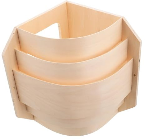 Sauna-Lampenschirm sauna zubehör saunazubehor sauna lampenschirm Langlebiger Lampenschirm Saunalampen Saunalichtabdeckung heller Holzbezug Lampenschirm für Saunaraum hölzern Khaki Warmhm