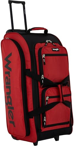 Wrangler 30 Wesley Rolling Duffel Bag, Salsa Red