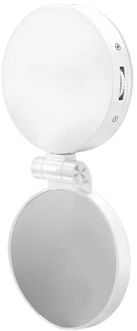 Selfie Light Telefon - Bärbar Utomhus Selfiie-polis | 360° uppladdningsbart roterande selfieljus | 3 lägen justerbar belysning för bärbar dator webbkamera webbkamera Vlo