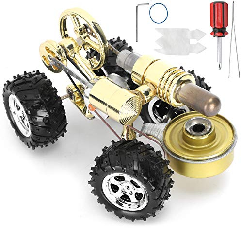 Modelo Motor Stirling, Mini Motor combustión Externa, Modelo generador Ingeniero automóviles, Experimento científico, Herramienta física para el Aprendizaje de Adolescentes