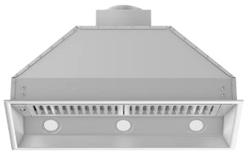 ZLINE 34 Ducted Wall Mount Range Hood Insert in Outdoor Approved Stainless Steel (695-304-34)