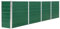 vidaXL Hochbeet Gartenbeet Pflanzbeet Frühbeet Pflanzkübel Pflanzkasten Blumenkübel Gemüsebeet Blumenkasten 320x40x77cm Verzinkter Stahl Grün