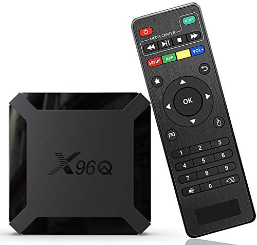 Android TV Box 10.0 boitier Android TV 4K HD X96Q Mini 2GO RAM 16GO ROM Box WiFi 2.4G Screen mirroring Votre Téléphone sur Votre télé