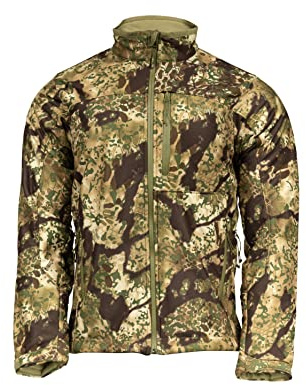 Kryptek Men's Standard Njord Hunting, Windproof camo Soft Shell Jacket, Obskura Transitional - S