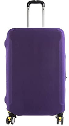 YKKJ Resväska skydd, repfri bagageskydd, elastiskt bagageskydd, för 56–61 cm bagage (lila M).
