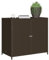 Gecheer Gartenschrank Balkonschrank Terrassenschrank Haushaltsschrank Spindschrank Schrank Braun 83x45x76 cm Poly Rattan