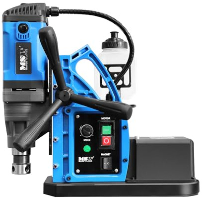 MSW magnetborr med vakuum 1 550 W 830 varv/min 3 kN för 35 mm borr kärnborr magnetisk borr