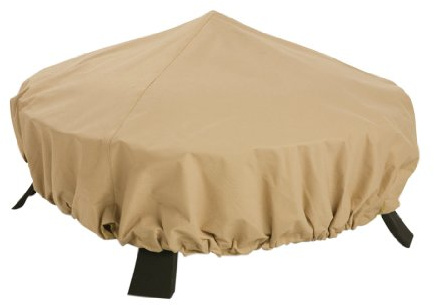 Classic Accessories Terrazzo Water-Resistant 44 Inch Round Fire Pit Cover, Patio Furniture Covers