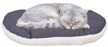 FERPLAST - Cuccia per cani e gatti - Cuscino per cani di piccole dimensioni - Materassino per cani - Tappetino per cucce e auto - Morbido letto per cani - Relax, 43 x 30 CM, BEIGE