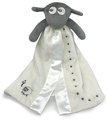 Sweet Dreamers, Ewan Baa Baa Blankie, Grey - Baby Comfort Blanket