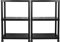 Garage Storage Shelves Black Plastic Shed Office 3 4 or 5 Tier Shelving Unit (2, 3 Tier)