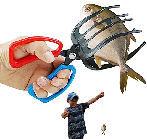 Pince de pêche en métal - Pince de contrôle des poissons - Pince de contrôle pour attraper des poissons en métal