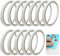 Wonvify 12 Rollen Selbstklebendes Klebeband zum Basteln, Dünnes Doppelseitige Klebebands schmal, zum Basteln, Sammelalbum, Handarbeit, Tapeten, Kartenherstellung, 8MM x 10 Meter