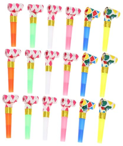 Yardwe 20 Piezas de silbato de dragón el suministros para la fiesta divertido broma sopladores de matracas sopladores matraca silbatos de fiesta de polivinilo