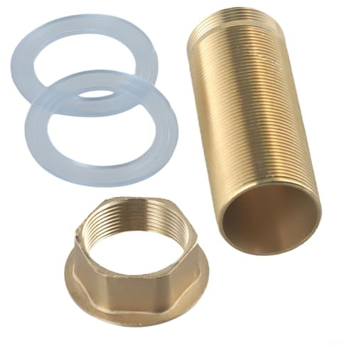 Küchenarmatur-Reparatur-Set mit Messingrohr und Mutter für schnelle Befestigungen (M32–80 mm)
